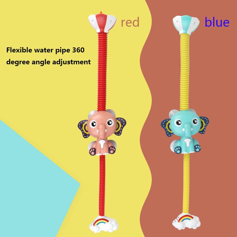 Elephant Bath Toy: Water Spray Game - The Walnut Wood