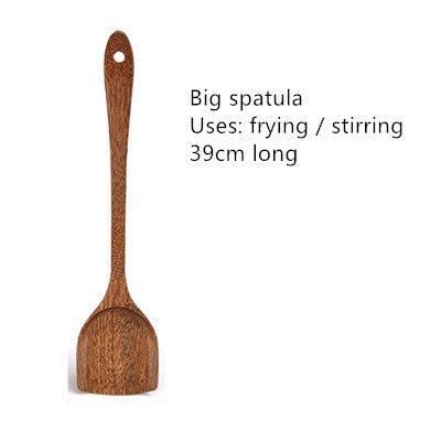 Non-stick cooking special wooden spatula - The Walnut Wood