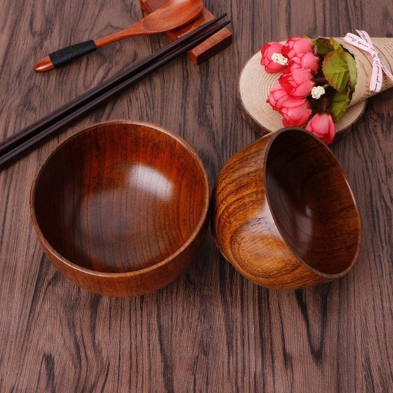 Wooden round bowl - The Walnut Wood
