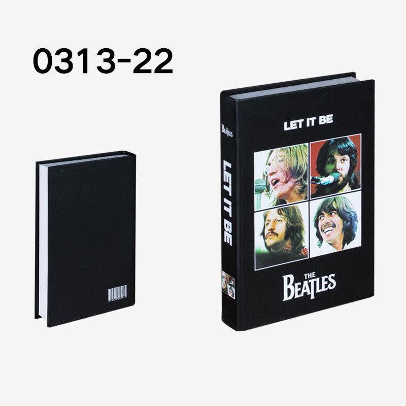 Simulation Book English Series Fake Book Simple Modern Prop Book - The Walnut Wood