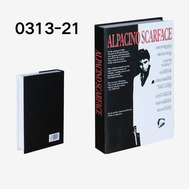 Simulation Book English Series Fake Book Simple Modern Prop Book - The Walnut Wood