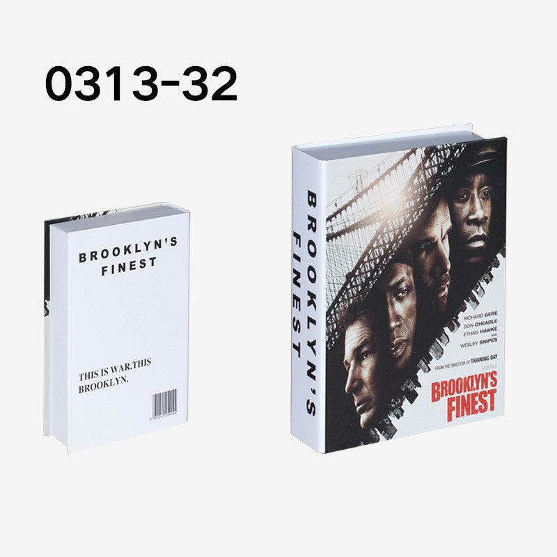 Simulation Book English Series Fake Book Simple Modern Prop Book - The Walnut Wood