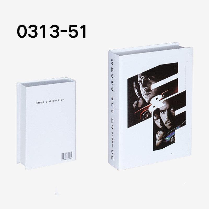 Simulation Book English Series Fake Book Simple Modern Prop Book - The Walnut Wood