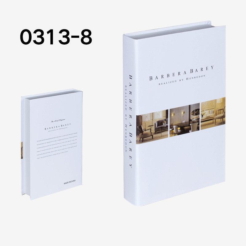 Simulation Book English Series Fake Book Simple Modern Prop Book - The Walnut Wood