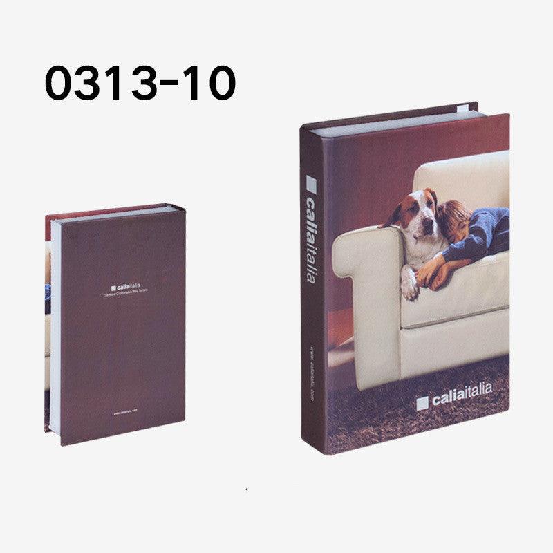 Simulation Book English Series Fake Book Simple Modern Prop Book - The Walnut Wood