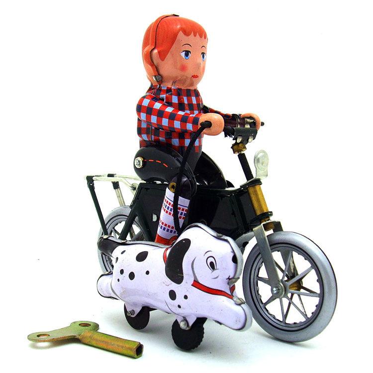 Kids walking dog iron toy - The Walnut Wood