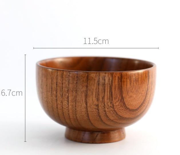 Wooden round bowl - The Walnut Wood