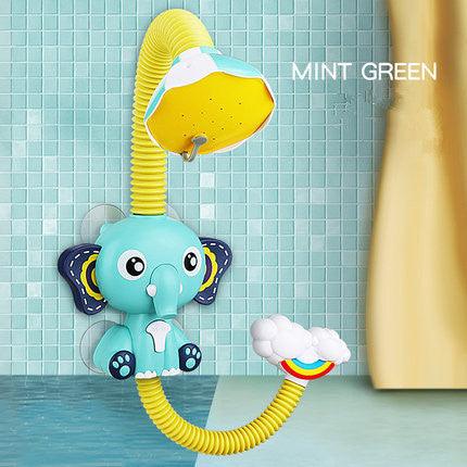 Elephant Bath Toy: Water Spray Game - The Walnut Wood