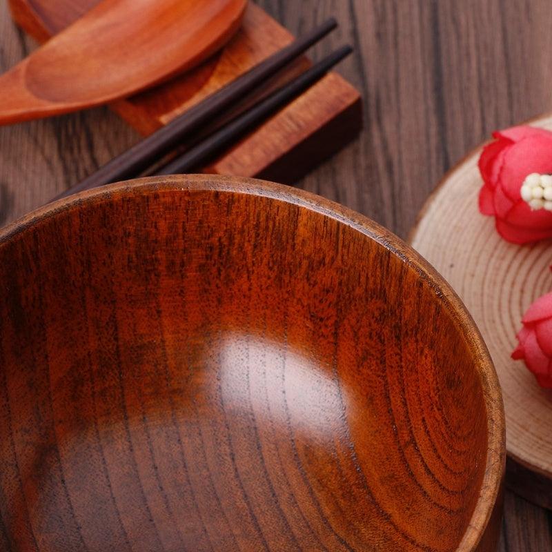 Wooden round bowl - The Walnut Wood