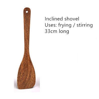 Non-stick cooking special wooden spatula - The Walnut Wood