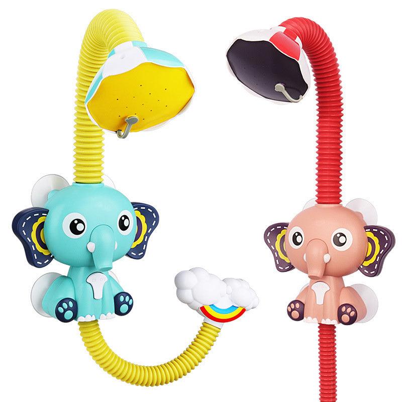 Elephant Bath Toy: Water Spray Game - The Walnut Wood