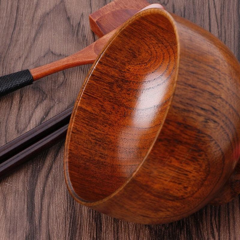 Wooden round bowl - The Walnut Wood