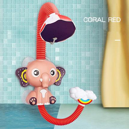 Elephant Bath Toy: Water Spray Game - The Walnut Wood