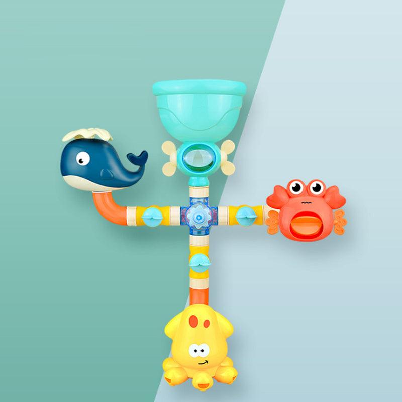 Elephant Bath Toy: Water Spray Game - The Walnut Wood