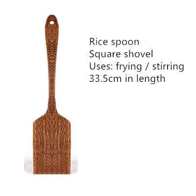 Non-stick cooking special wooden spatula - The Walnut Wood