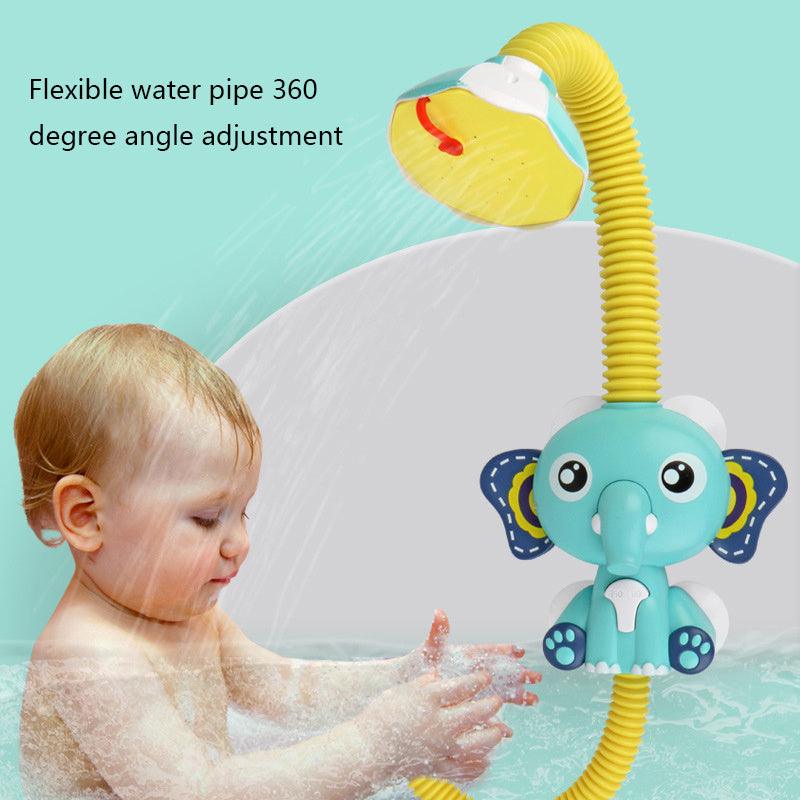 Elephant Bath Toy: Water Spray Game - The Walnut Wood