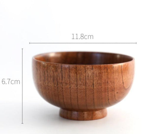 Wooden round bowl - The Walnut Wood