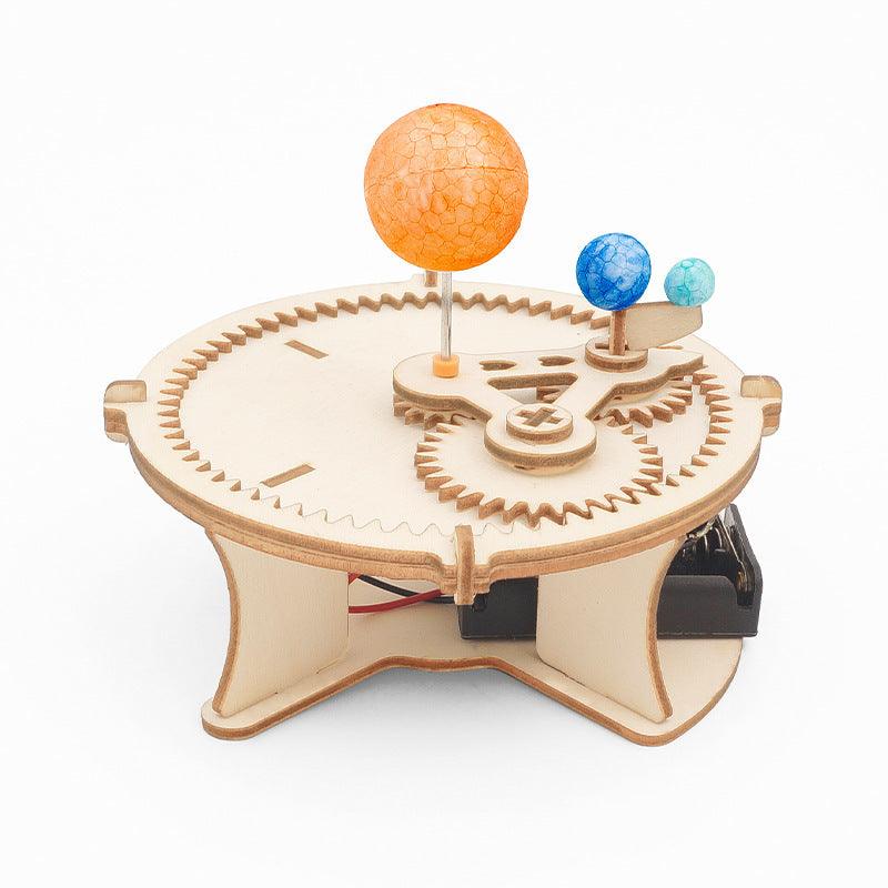 Wooden Solar System Toy - The Walnut Wood