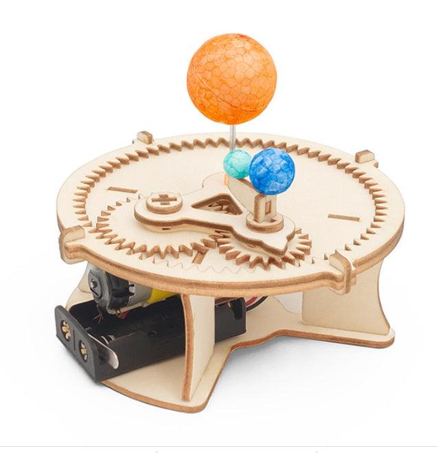 Wooden Solar System Toy - The Walnut Wood
