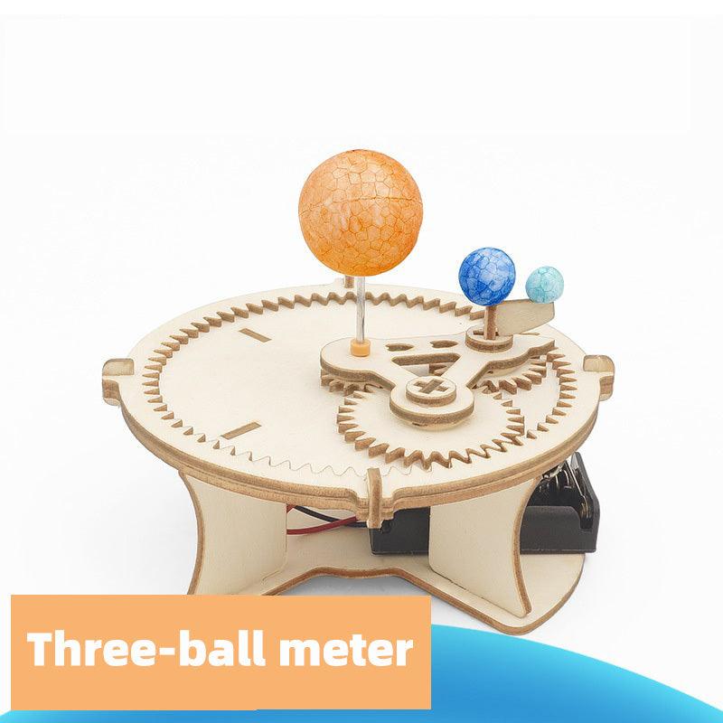 Wooden Solar System Toy - The Walnut Wood