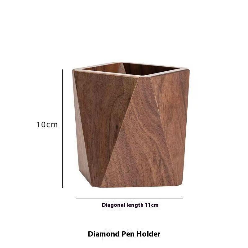 Wooden Pen Holder - The Walnut Wood