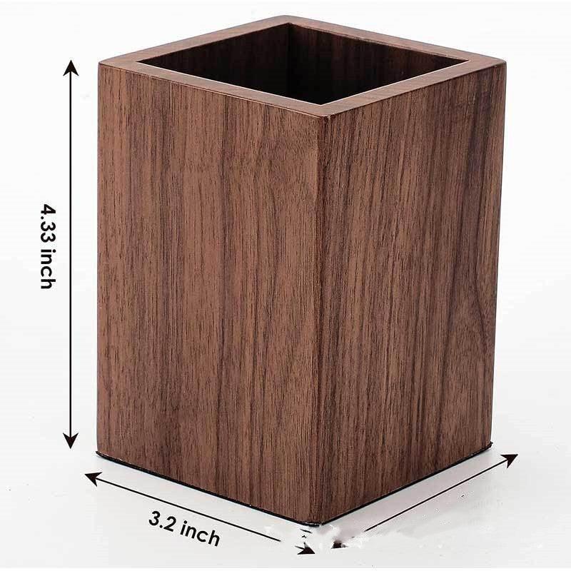 Wooden Pen Holder - The Walnut Wood