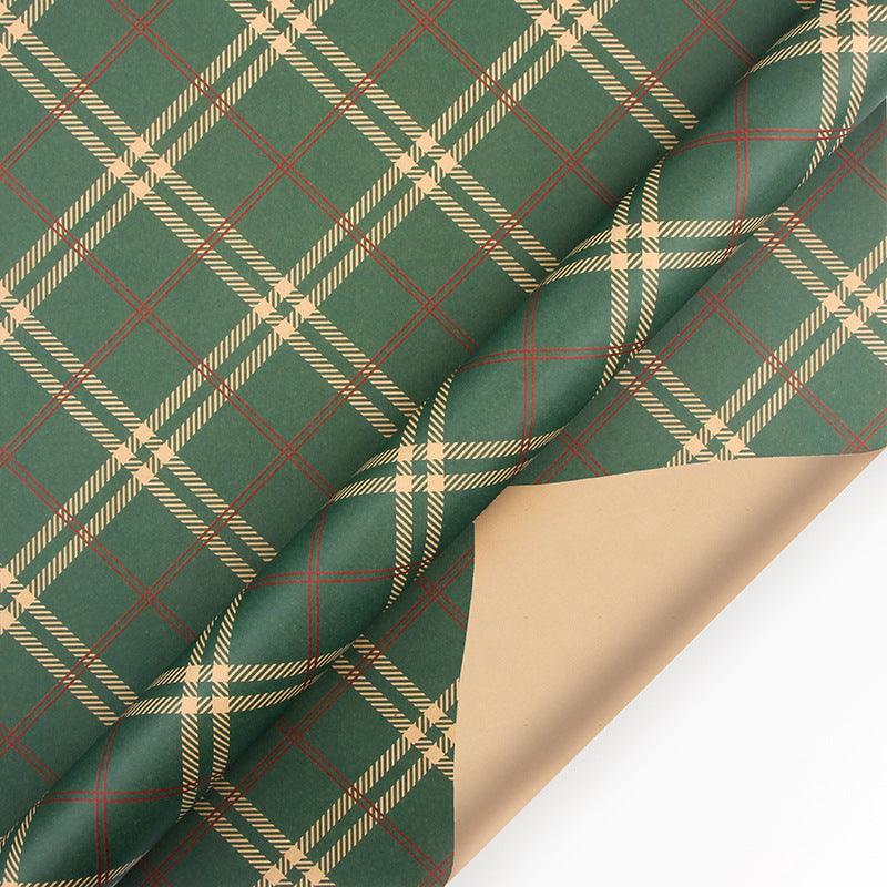 Vintage Christmas Kraft Wrapping Paper - The Walnut Wood