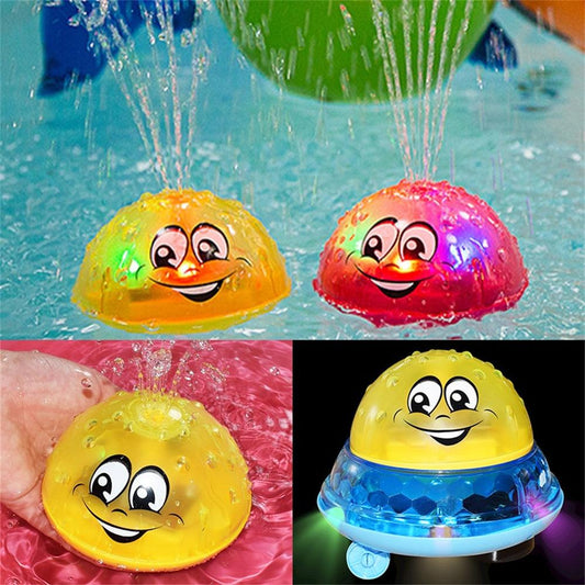 Spray Water Light-Up Rotating Shower Pool Toys for Kids - The Walnut Wood