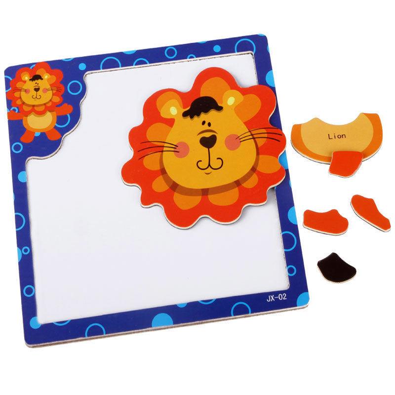 3D Magnetic Puzzle Toy - The Walnut Wood