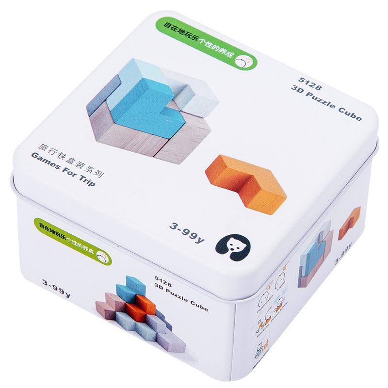 Wooden Building Blocks Toy - The Walnut Wood