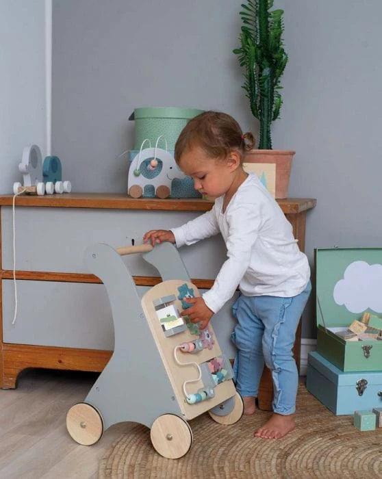 Wooden Activity Walker - The Walnut Wood