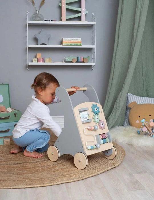Wooden Activity Walker - The Walnut Wood