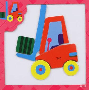 3D Magnetic Puzzle Toy - The Walnut Wood