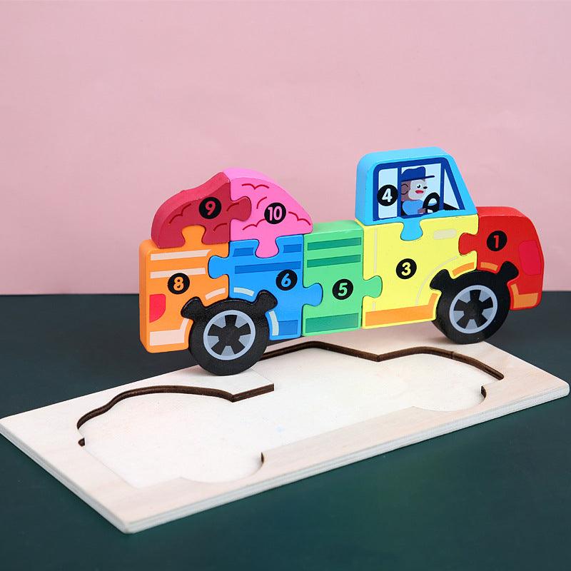 Wooden three-dimensional puzzle - The Walnut Wood