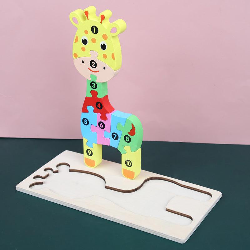 Wooden three-dimensional puzzle - The Walnut Wood