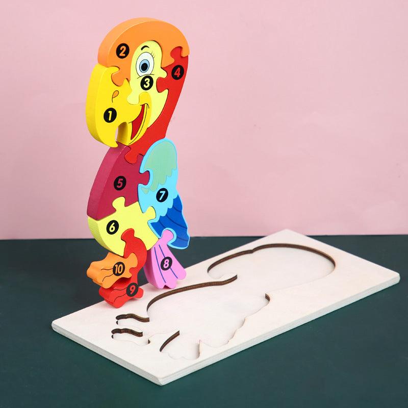 Wooden three-dimensional puzzle - The Walnut Wood
