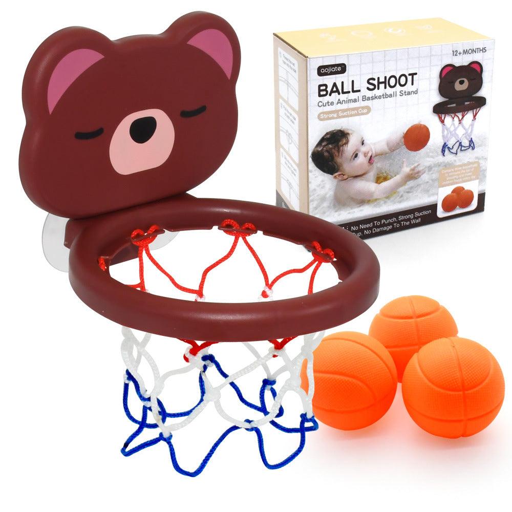 Basketball Hoop Baby Shooting Toy - The Walnut Wood