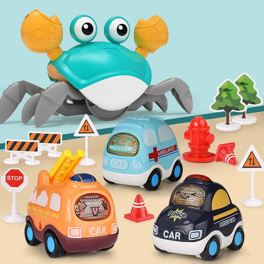Electric Automatic Crab Toy - The Walnut Wood