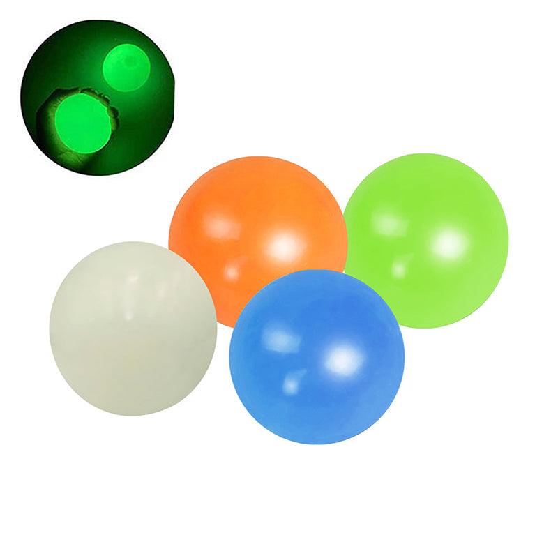Toy Sticky Ball Stress Relief Stick - The Walnut Wood