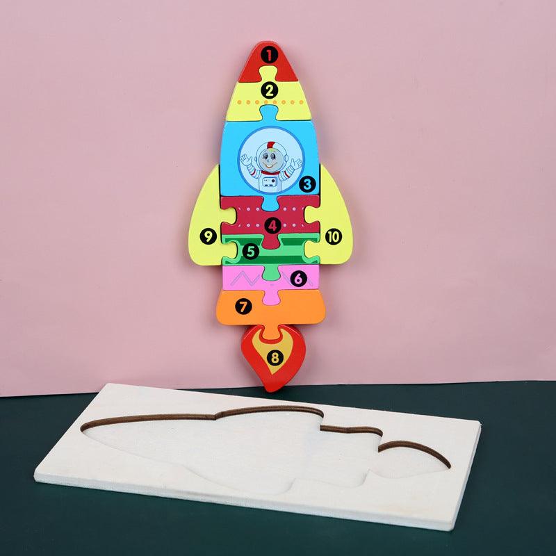 Wooden three-dimensional puzzle - The Walnut Wood