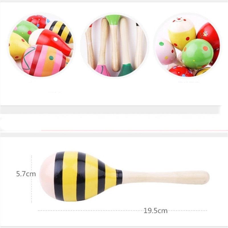 Wooden Sand Rattles - The Walnut Wood