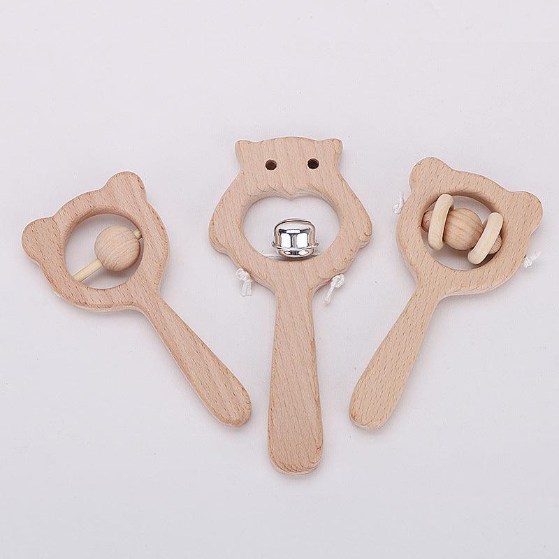 My Cute Bear Rattle - The Walnut Wood