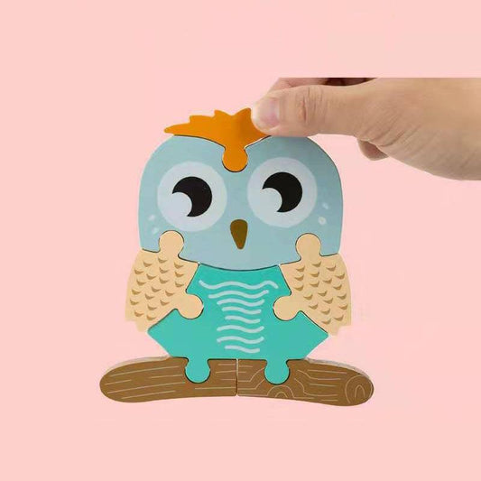 Fun Animal Puzzles - The Walnut Wood