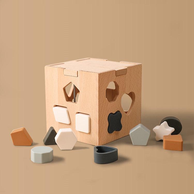 Geometric Play Box - The Walnut Wood