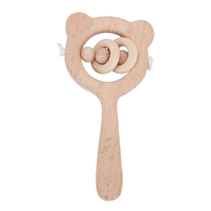 My Cute Bear Rattle - The Walnut Wood