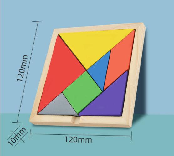 Tetris Block Set - The Walnut Wood