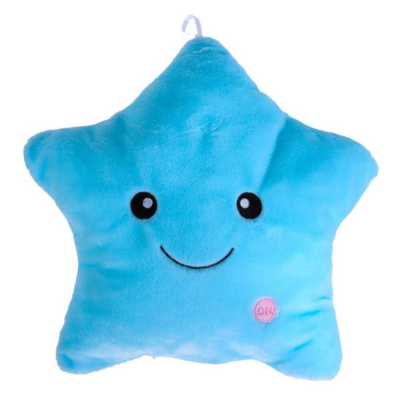 LED Light Colorful Cushion Stars - The Walnut Wood