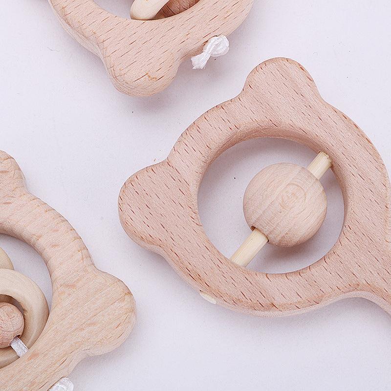 My Cute Bear Rattle - The Walnut Wood