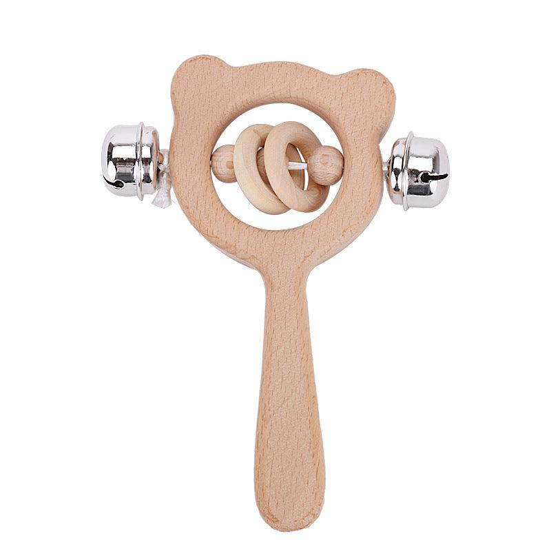 My Cute Bear Rattle - The Walnut Wood
