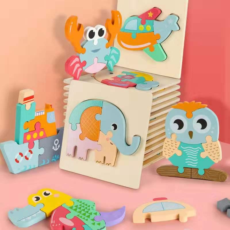 Fun Animal Puzzles - The Walnut Wood